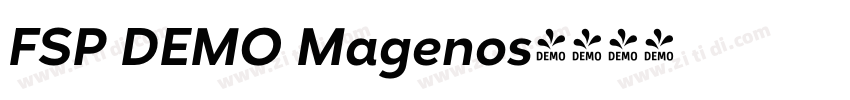 FSP DEMO Magenos字体转换 FSP DEMO Magenos字体转换